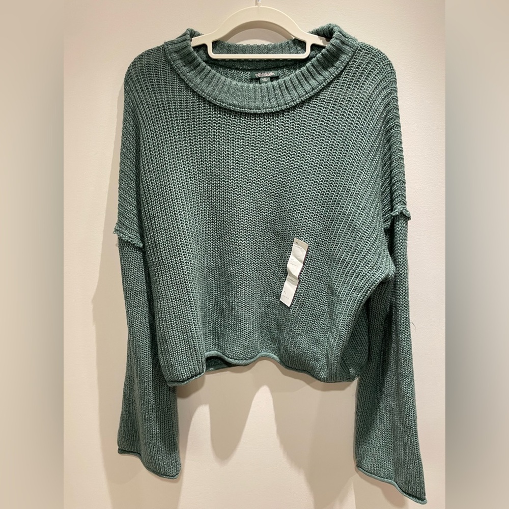 Wild Fable Teal Knit Sweater